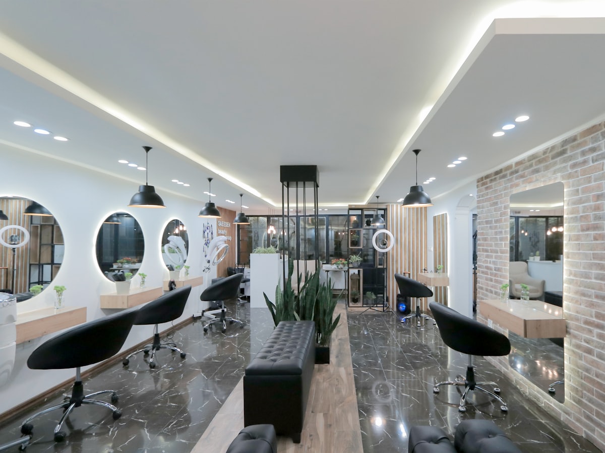 Inside the Wisteria Nails salon